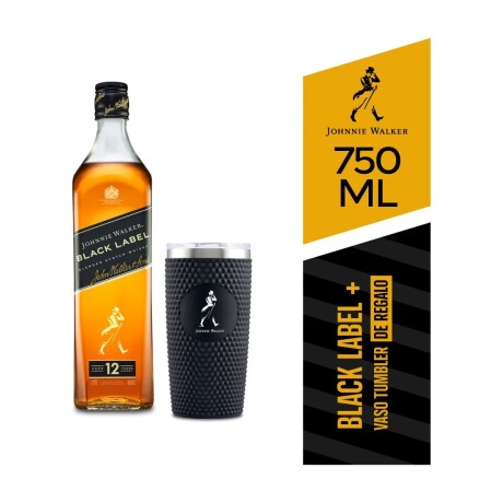 Pack Whisky Johnnie Walker Black Label 1L con Tumbler 001