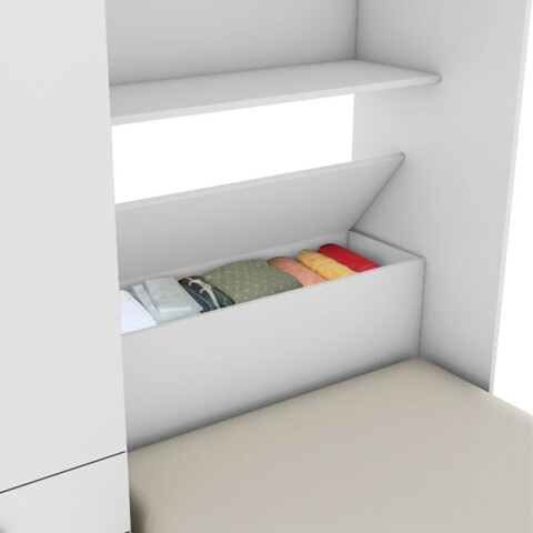 Juego de Dormitorio Ropero Lisboa 4 Puertas 3 Cajones Estantes Baúl con Cama Blanco Rosa y Colchón Roma Espuma 88 cm Juego de Dormitorio Ropero Lisboa 4 Puertas 3 Cajones Estantes Baúl con Cama Blanco Rosa y Colchón Roma Espuma 88 cm