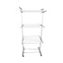 Tendedero Vertical Varillas Acero Plegable De 3 Niveles Tender Ropa Lavadero Metal De Pie 54x68x168 Cm Gris Tendedero Vertical Varillas Acero Plegable De 3 Niveles Tender Ropa Lavadero Metal De Pie 54x68x168 Cm Gris