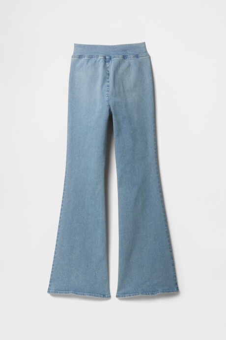 Jean Flare Niña Light Wash