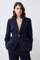 Blazer clásico un botón azul marino