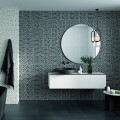 REVESTIMIENTO DECORADO ANDROS NEGRO "A" 25X50 CM Revestimiento Decorado Andros Negro "a" 25x50 Cm