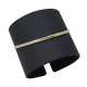 Pulsera Esclava Bombe En Oro 18K. Diametro 5,5 Cm Pulsera Esclava Bombe En Oro 18K. Diametro 5,5 Cm