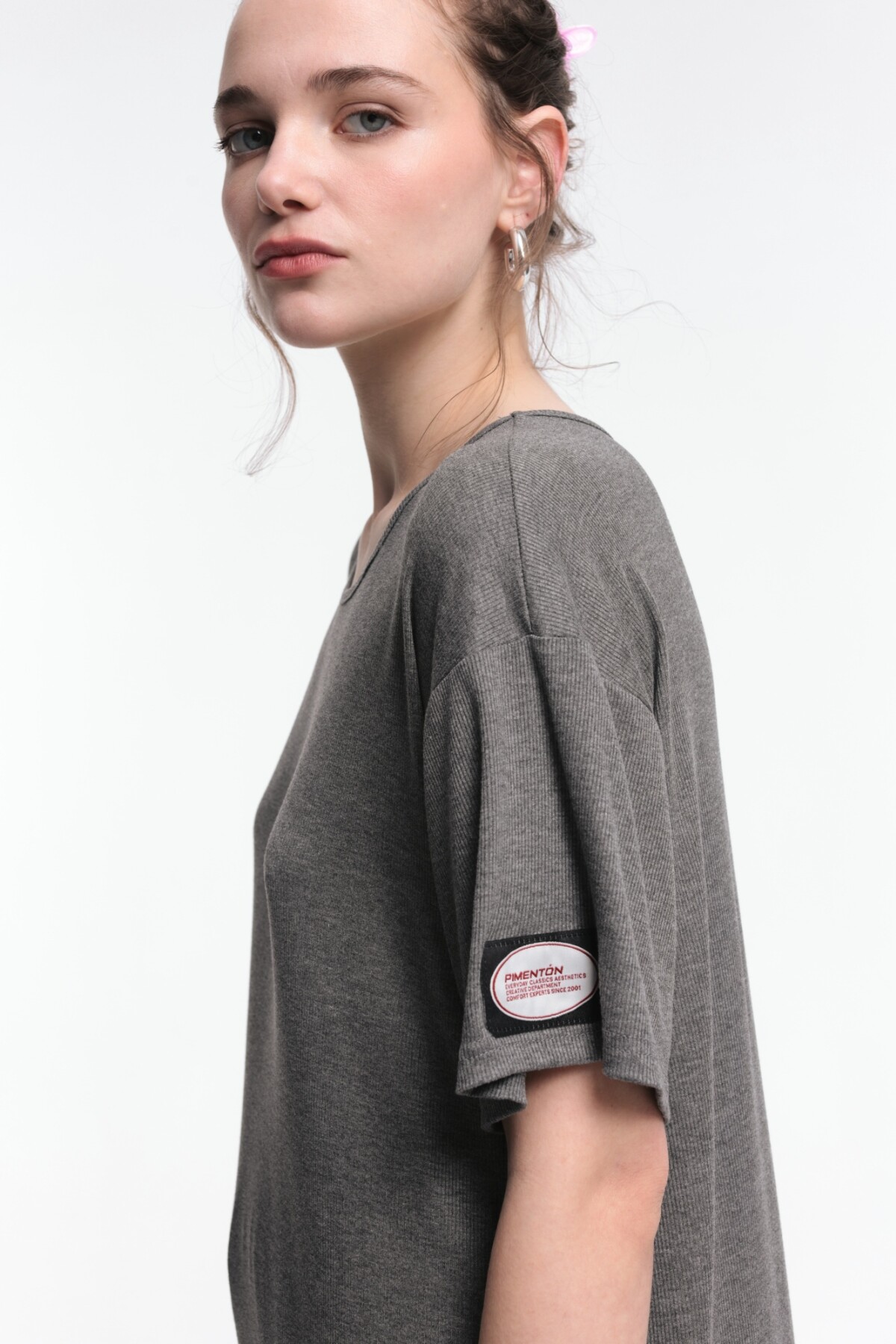 Vestido Lara Gris Oscuro