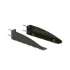 Soporte mulituso de acero ideal para microondas Negro