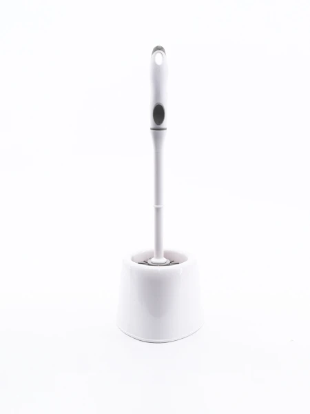 CEPILLO PARA INODORO PLASTICO BLANCO