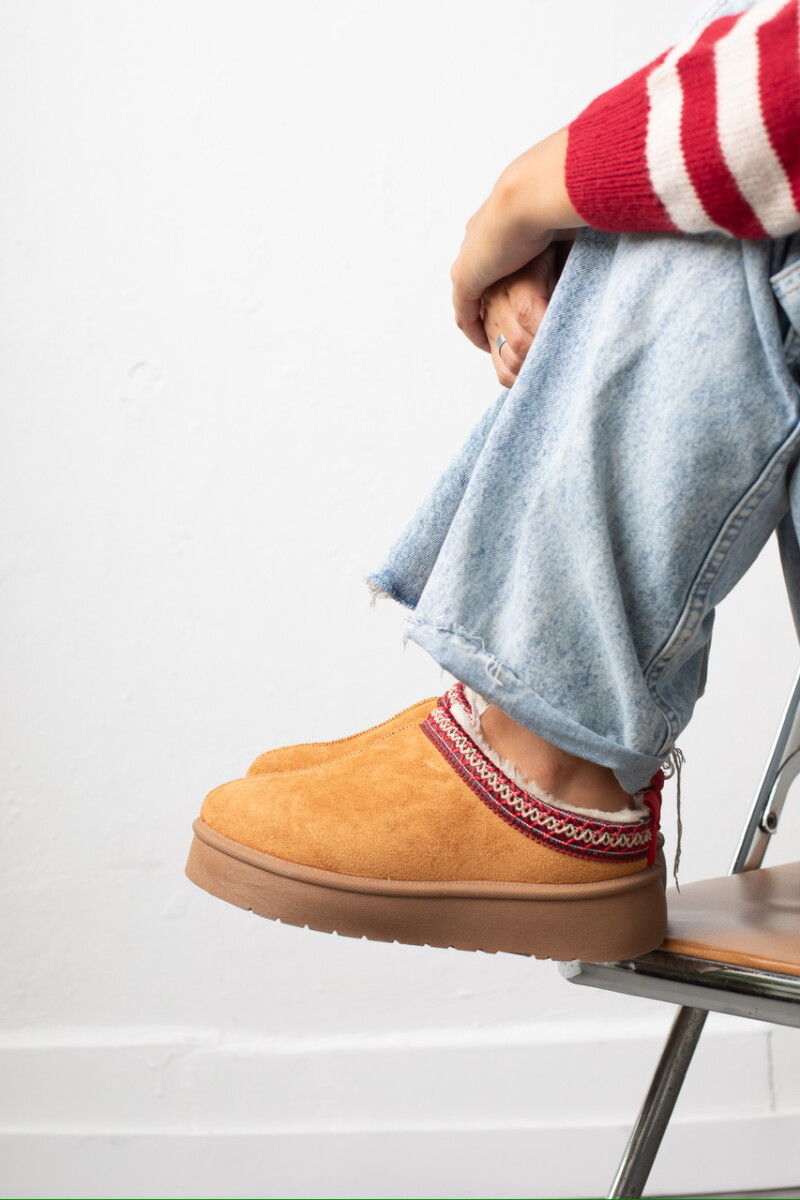 Zueco Amelie - camel 