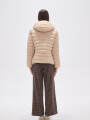 Campera Talicada Beige Claro