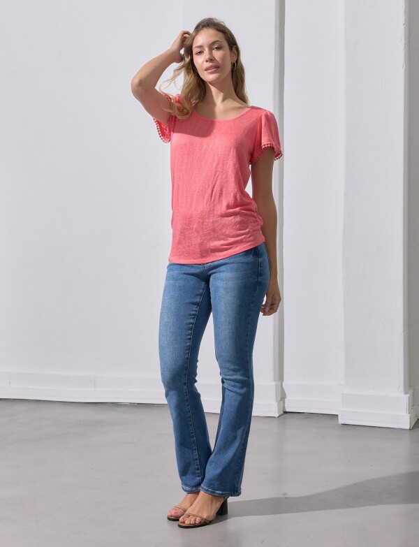 Remera Frunces CORAL
