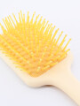 CEPILLO DE PELO COLORES PASTEL NARANJA
