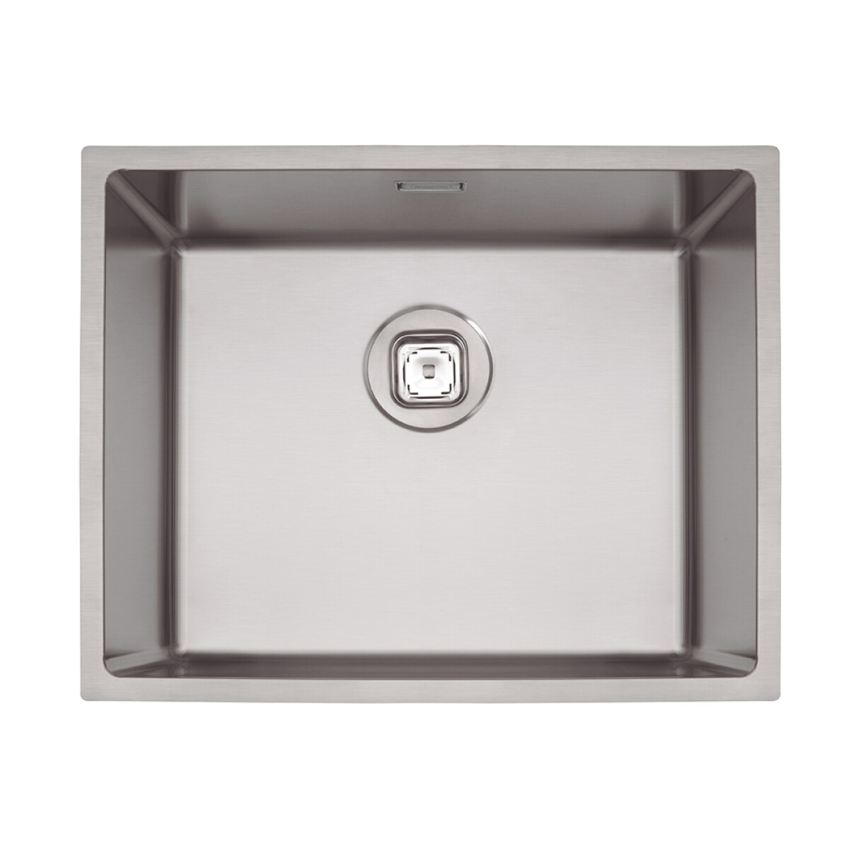 Pileta Simple Quadrum De Acero Inoxidable 304 50x40 Cm Tramontina 