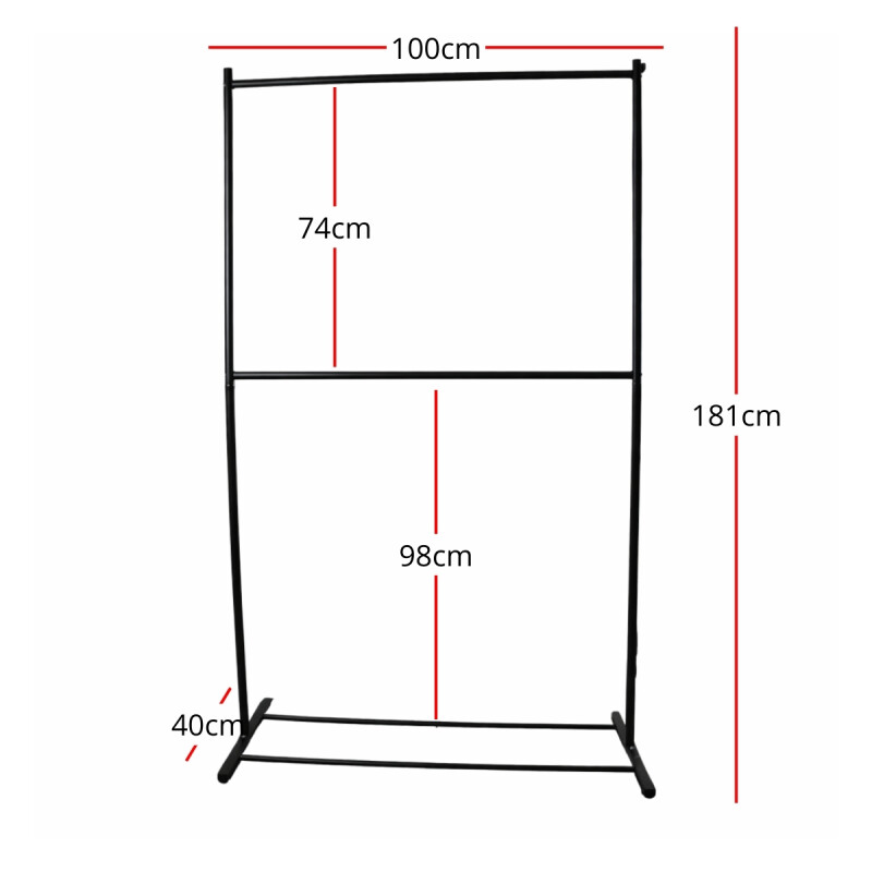 Perchero de pie para perchas METAL
