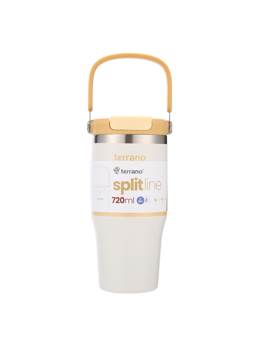 Vaso Térmico Handle Line Split 720mL. - Beige 
