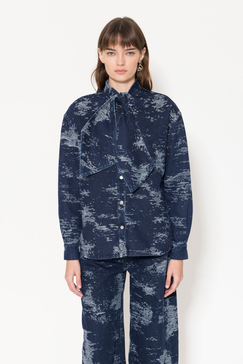 CAMISA COMBAT Azul