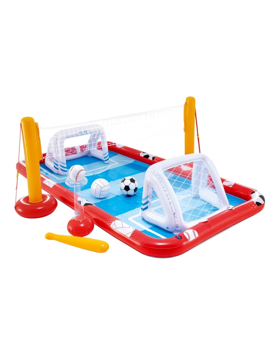 INTEX PISCINA INFLABLE INFANTIL CENTRO DE JUEGOS MULTIDEPORTIVO 420 LITROS 