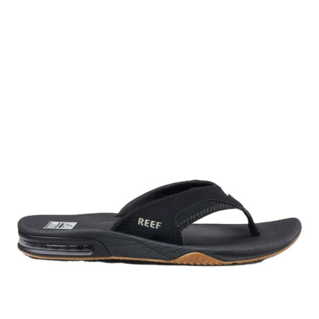 Ojotas Reef Fanning Black Negro