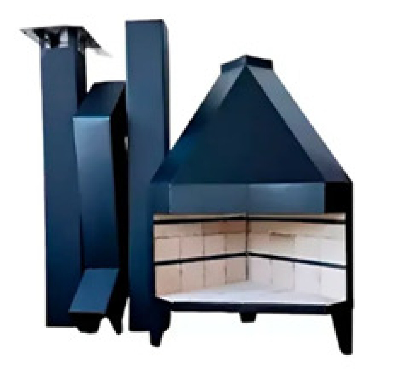 ESTUFA CON REVESTIMIENTO 80X80 - N/a 