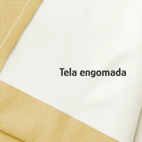 Set x2 Cortina Blackout 140x230 Cm Living Dormitorio Beige Lino