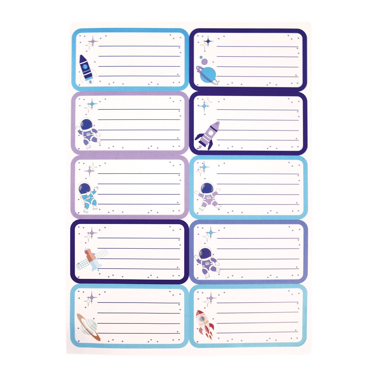 ETIQUETA CUADERNO 10 PLANCHAS 