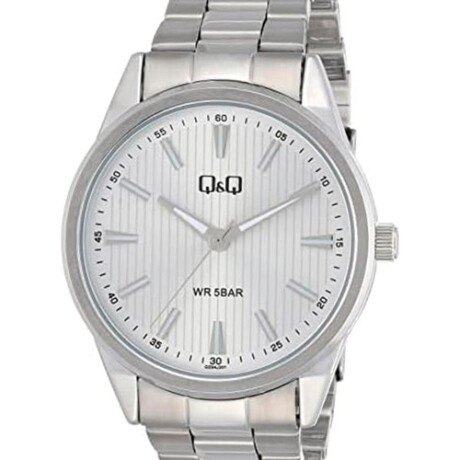 Reloj Análogo Q&Q QZ94J Resistente Al Agua Blanco