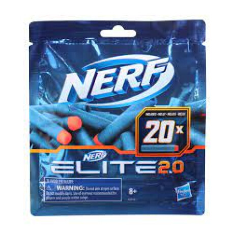 Pack x20 dardos de repuesto Nerf Elite 2.0 Pack x20 dardos de repuesto Nerf Elite 2.0