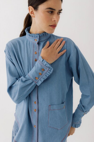 PRE VENTA Camisa Ota Jean Celeste