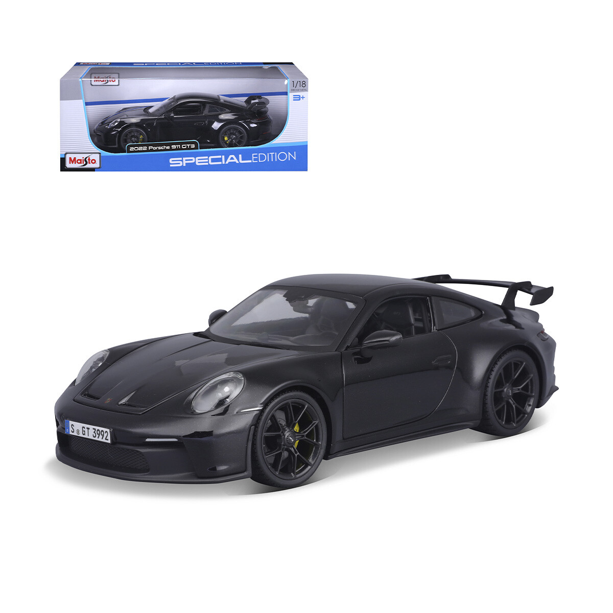 Auto de Colección Maisto 2022 Porsche 911 GT3 Escala 1:18 