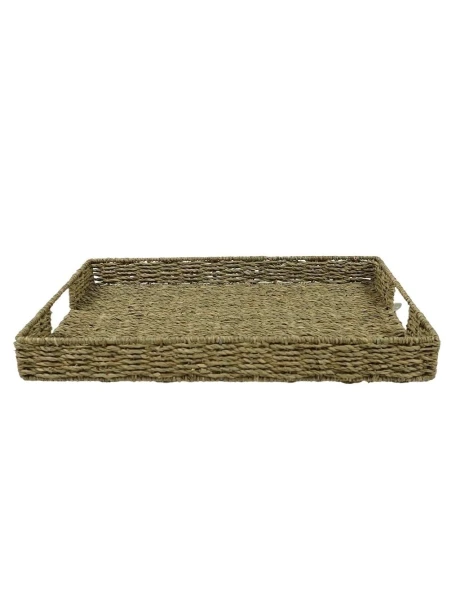 BANDEJA RECTANG. 45x31xH5.5 CMS FIBRA NATURAL BANDEJA RECTANG. 45x31xH5.5 CMS FIBRA NATURAL