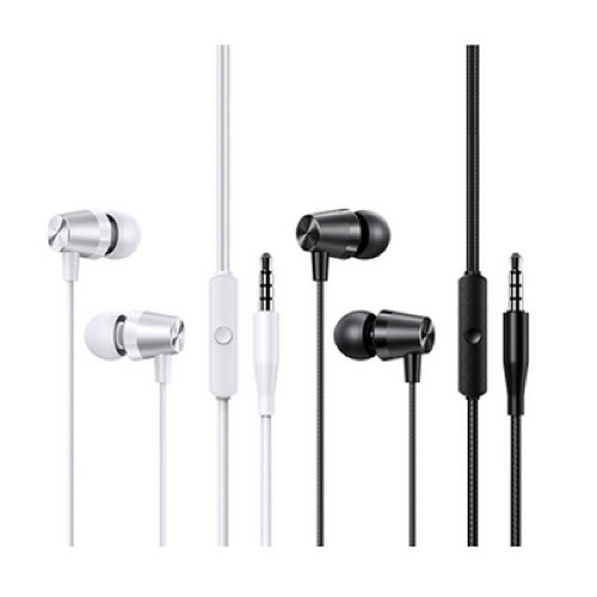 Auriculares In-ear USAMS SJ475 3.5mm - color negro 