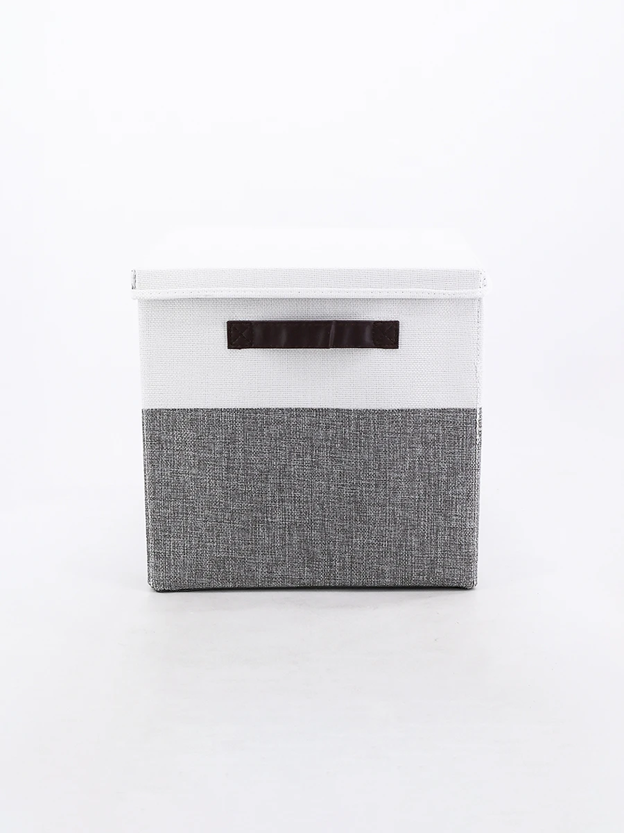 CAJA ORGANIZADORA CON TAPA - GRIS 