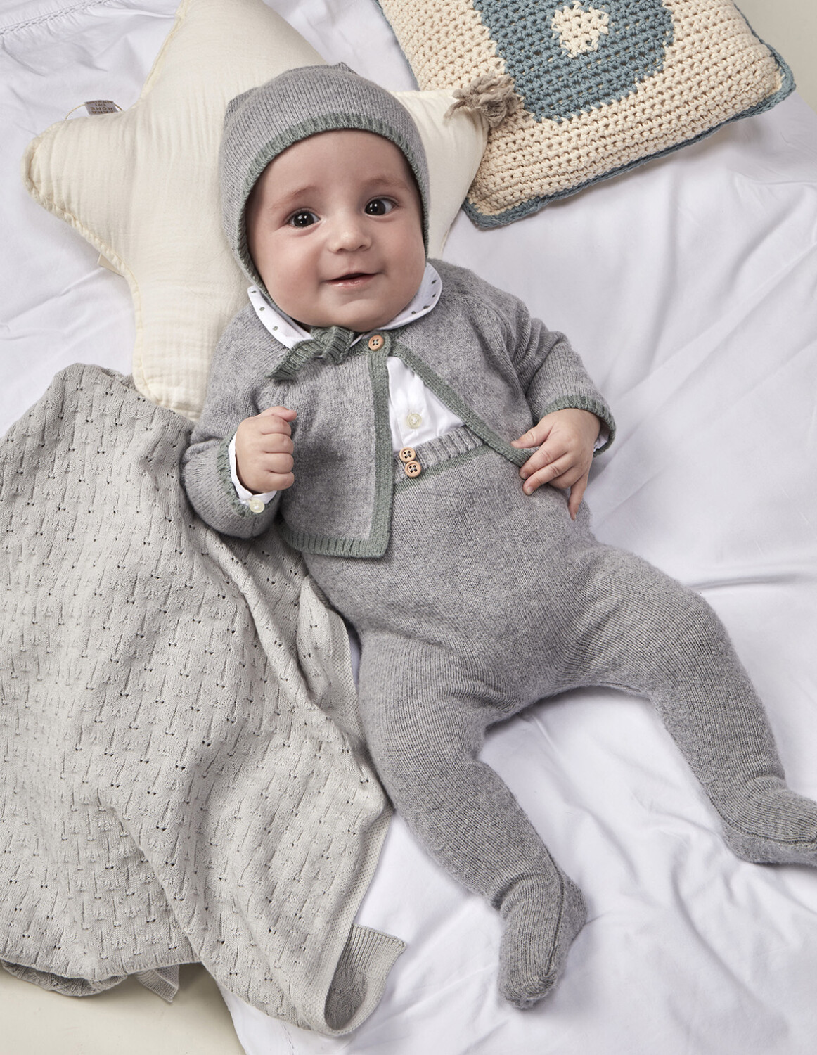 Polainas Bebe Polaina De Punto Gocco Para Bebé Color Granate - Main Image