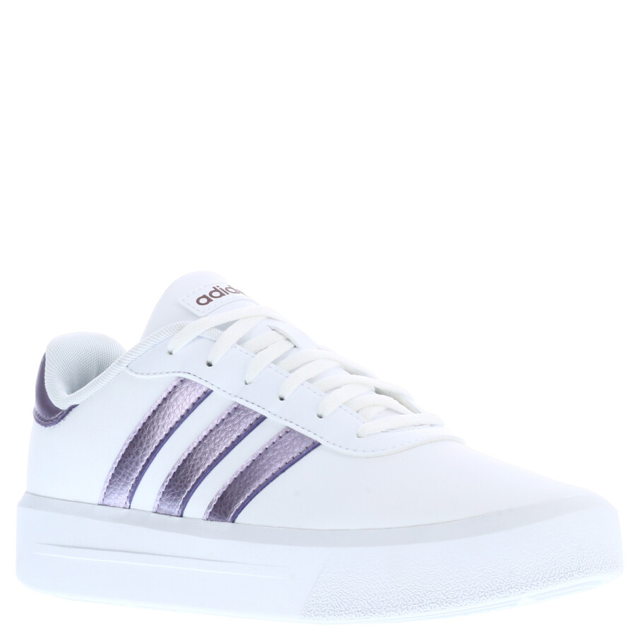 Championes de Mujer Adidas Court Plataforma Blanco - Púrpura