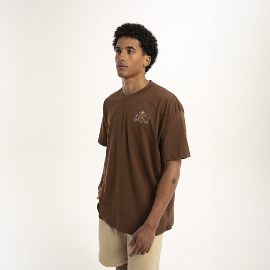 Remera Pulau Lunita Marrón