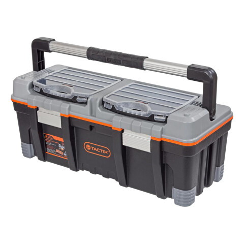 Caja herramientas 26" acero inox. y plástico TT0296