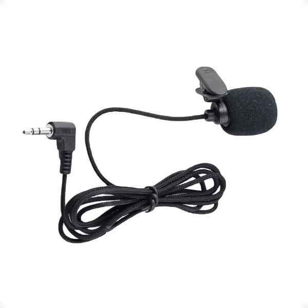 Micrófono con Cable para Celular y Computadora Tipo Lavalier Negro Micrófono con Cable para Celular y Computadora Tipo Lavalier Negro