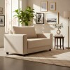 SOFA 2 CUERPOS - TAPIZADO TELA BEIGE SOFA 2 CUERPOS - TAPIZADO TELA BEIGE