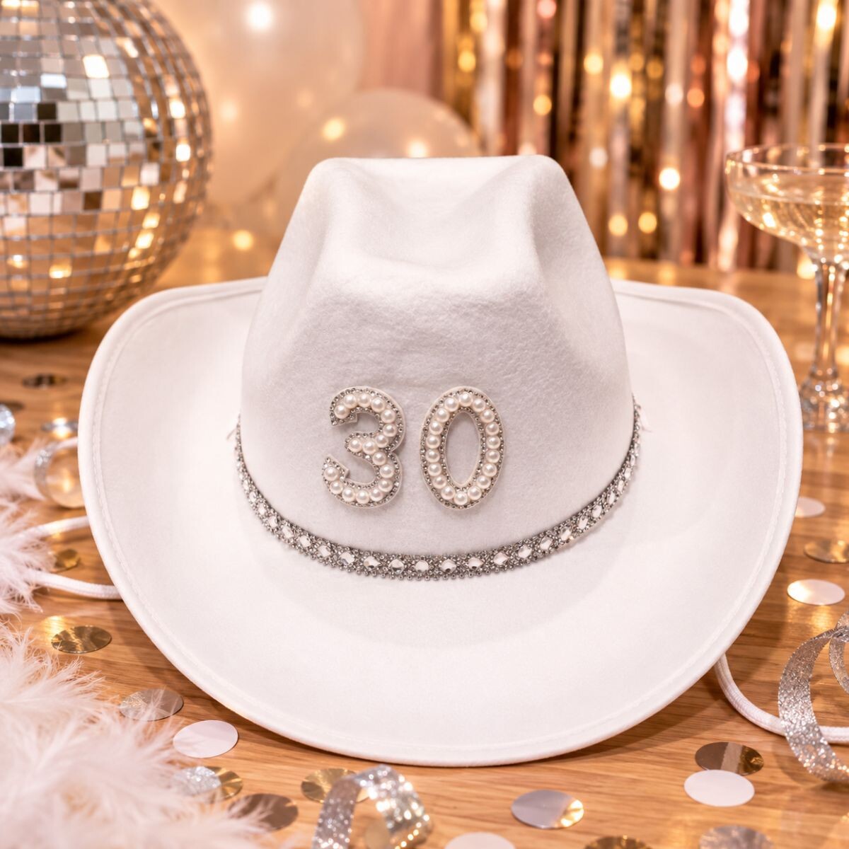 Sombrero Cowboy - N°30 Blanco 