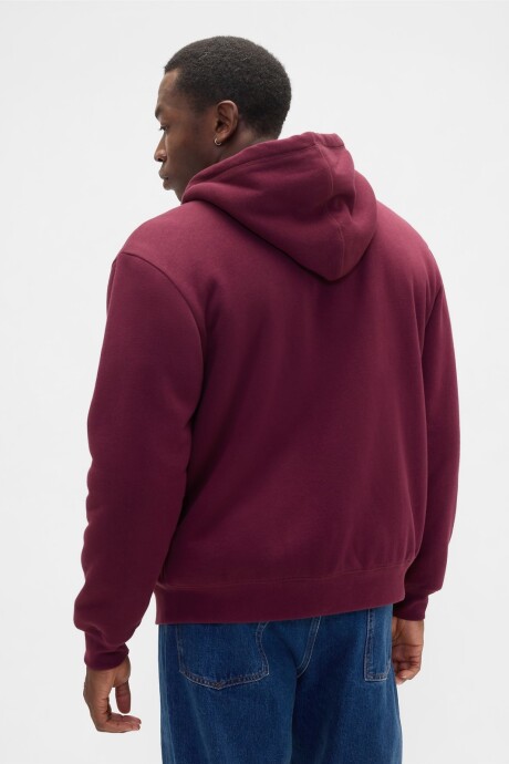 Canguro Con Corderito Logo Gap Hombre Tuscan Red