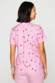 Scrub Vital Scrub Top Mujer Heart Pumping Pink