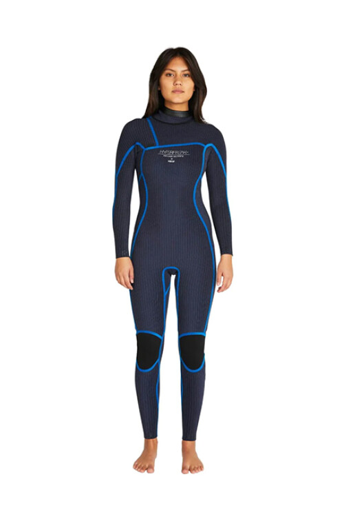 Hyperfreak Dama 4/3+ mm - Chest Zip Full Wetsuit Negro