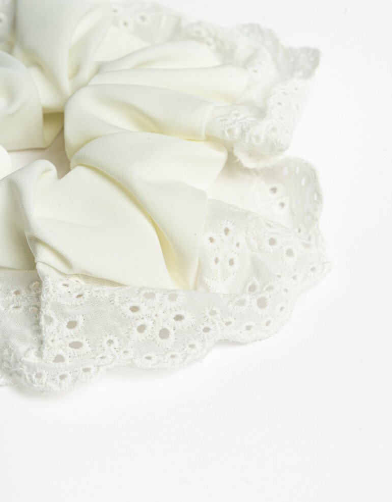 Skunzies Skunzie De Broderie. - Blanco Crudo