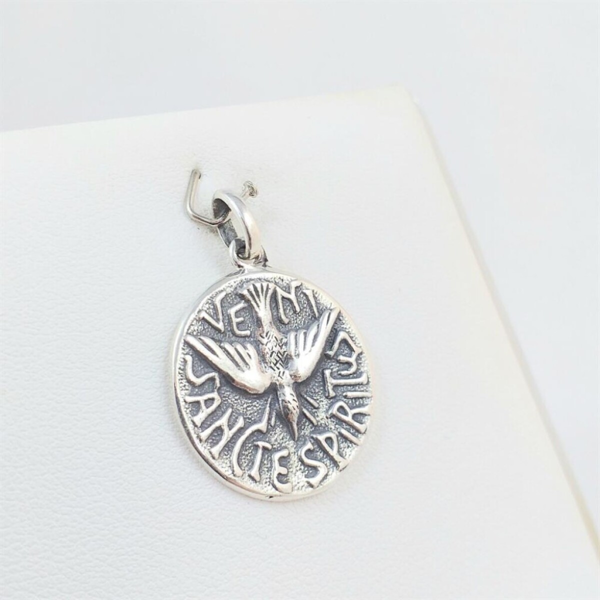 Medalla religiosa de Plata 925 - Espiritu Santo 