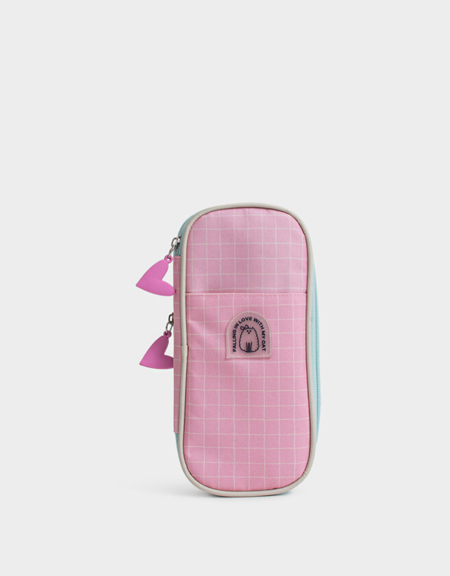 Cartucheras Estampados Cartuchera Estampada - Rosa Claro