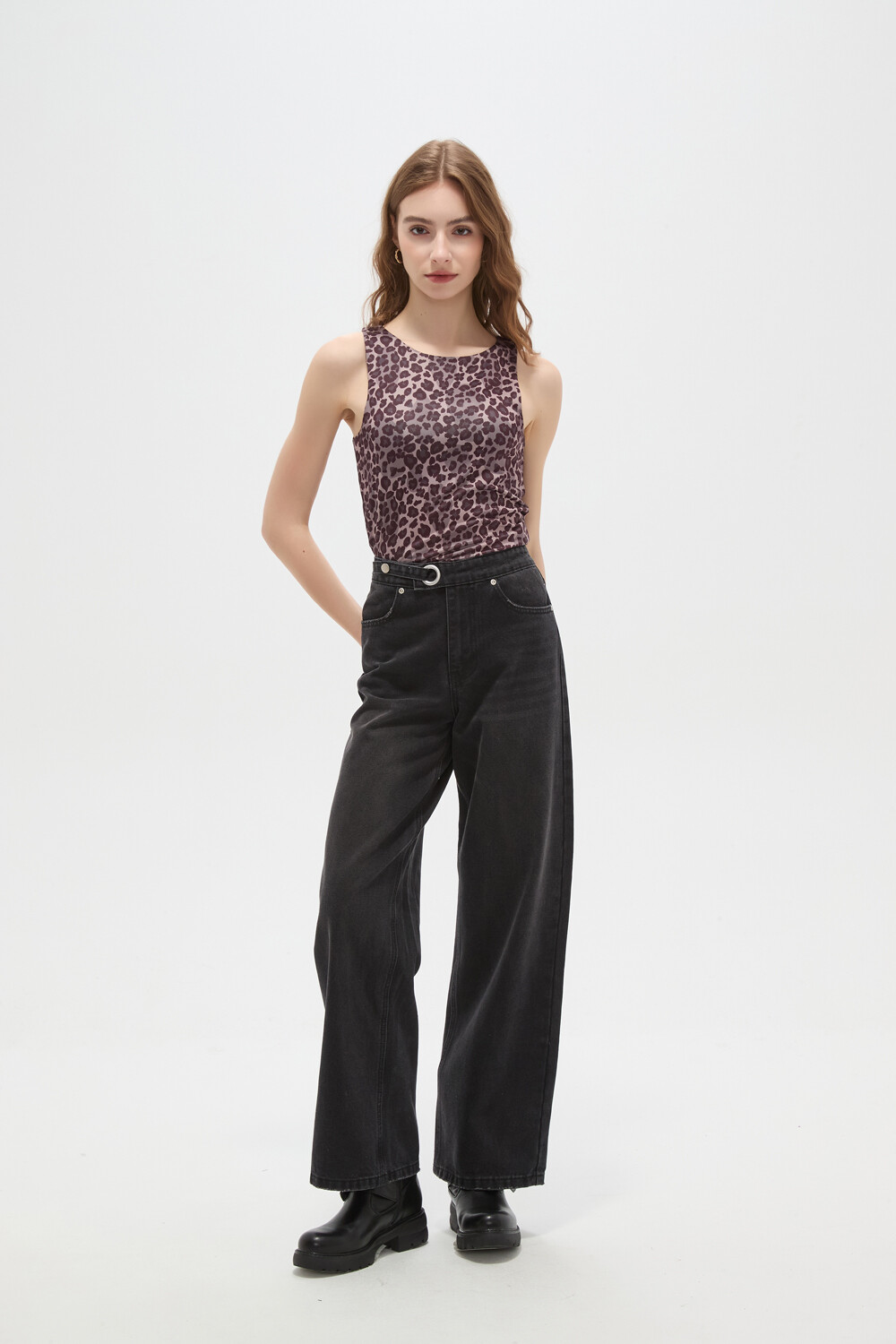 Pantalon Aelith Gris Oscuro