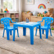 Juego De Mesa + 2 sillas infantil AZUL