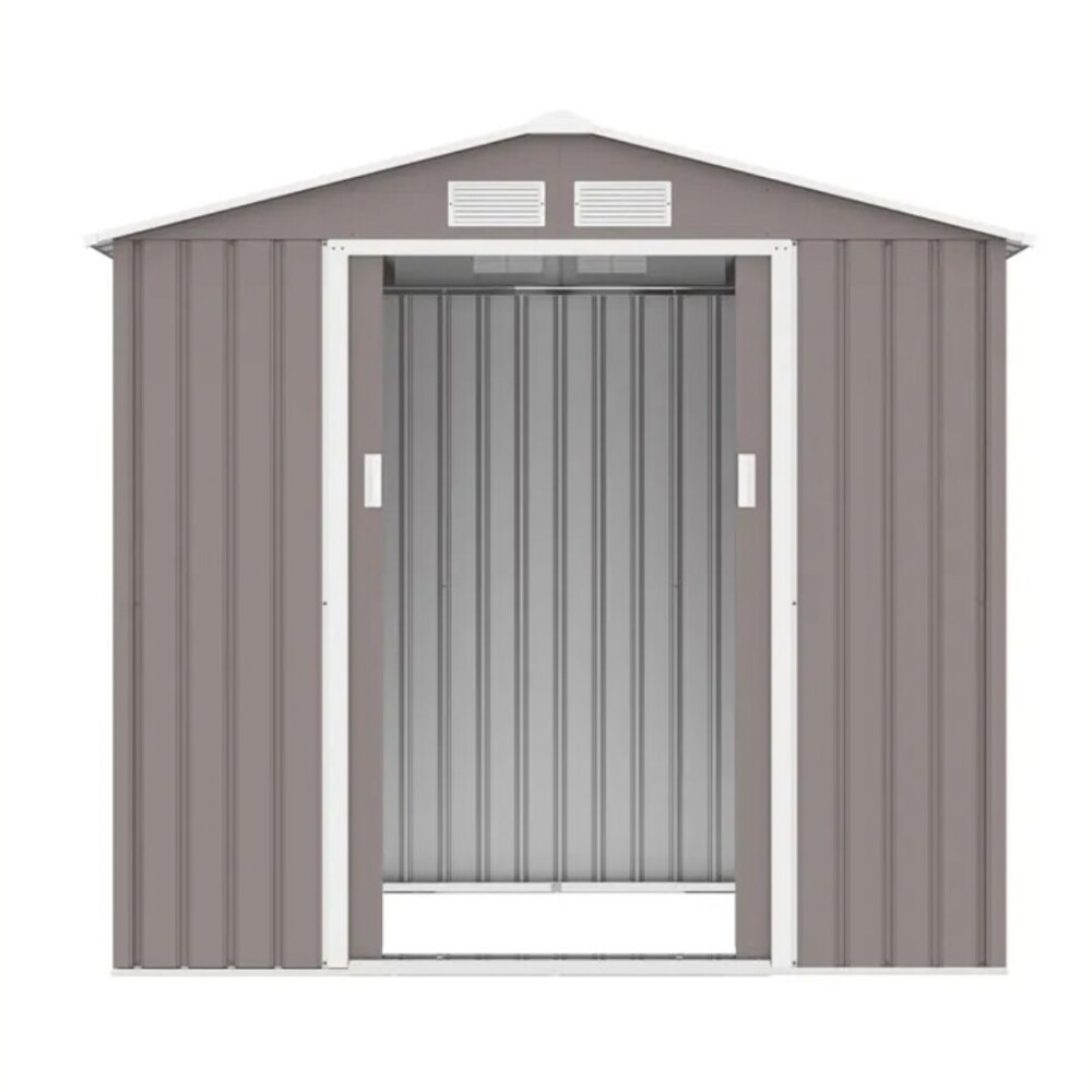 Galpon de Jardin Metalico Puerta Corrediza - 213x127x195 cm Galpon de Jardin Metalico Puerta Corrediza - 213x127x195 cm