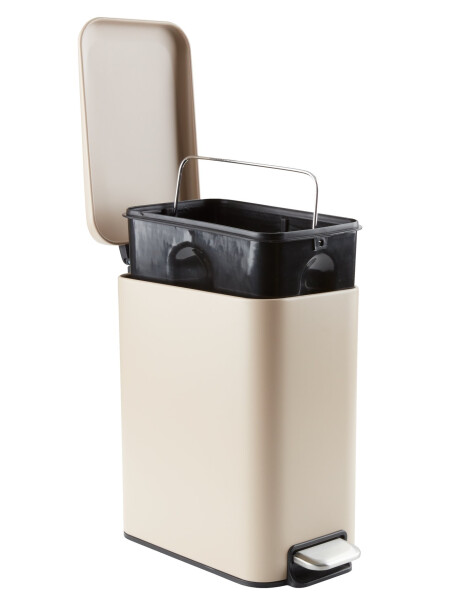 Papelera pedal ULLATTI 5L cierre suave beige Papelera pedal ULLATTI 5L cierre suave beige