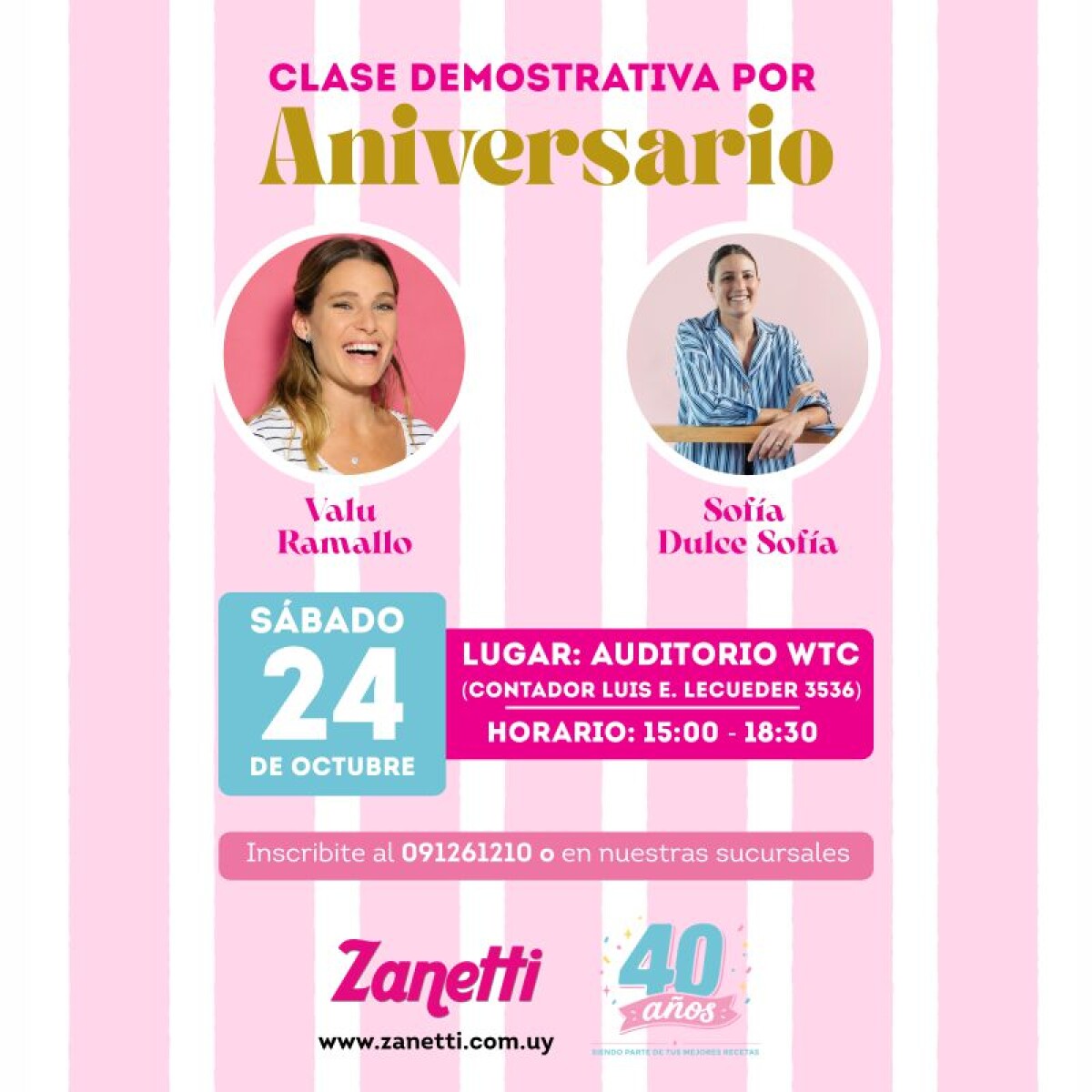 Clase Especial Aniversario | Valu Ramallo | Sofía Dulce Sofía 