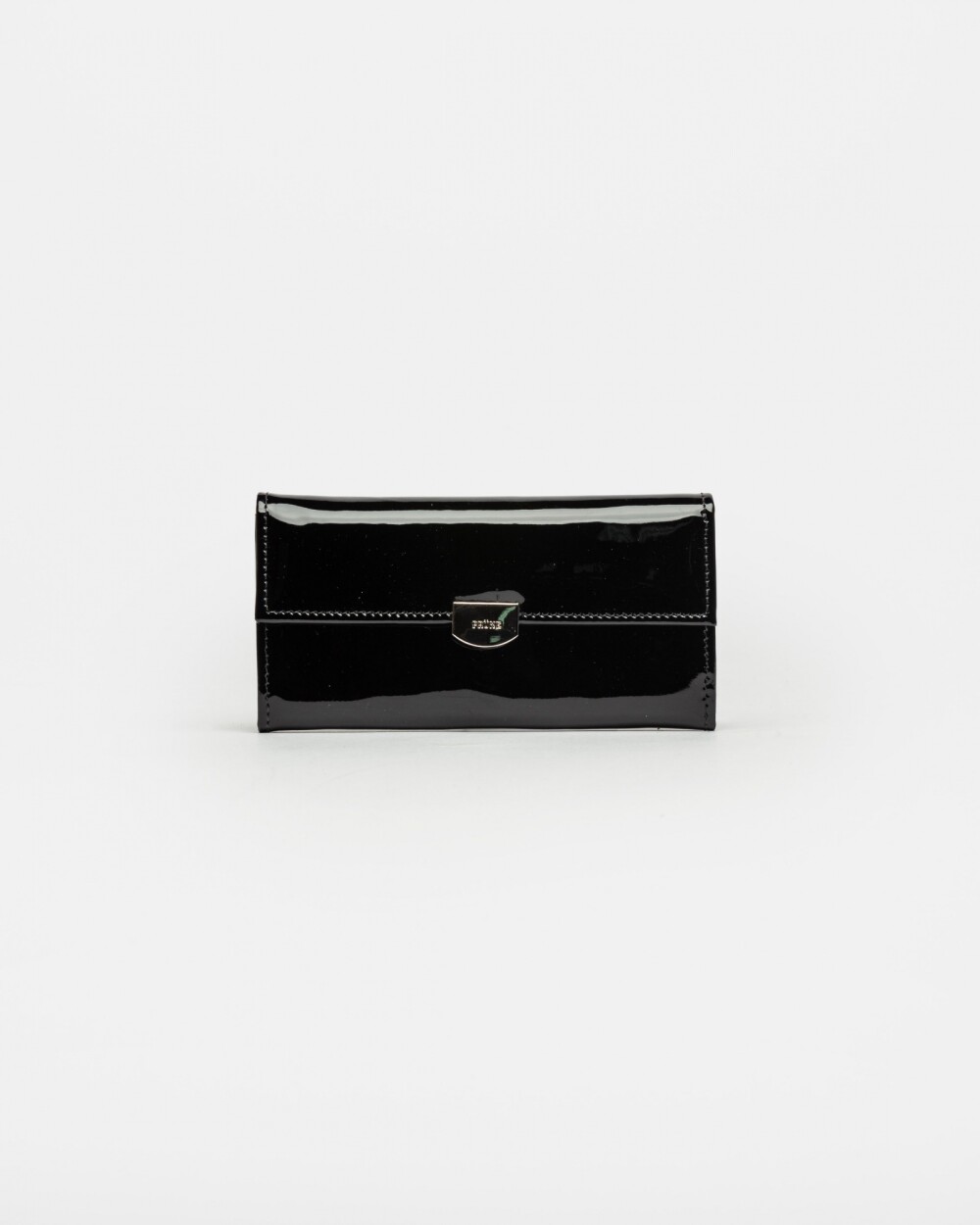 Billetera Marga en cuero charol Negro