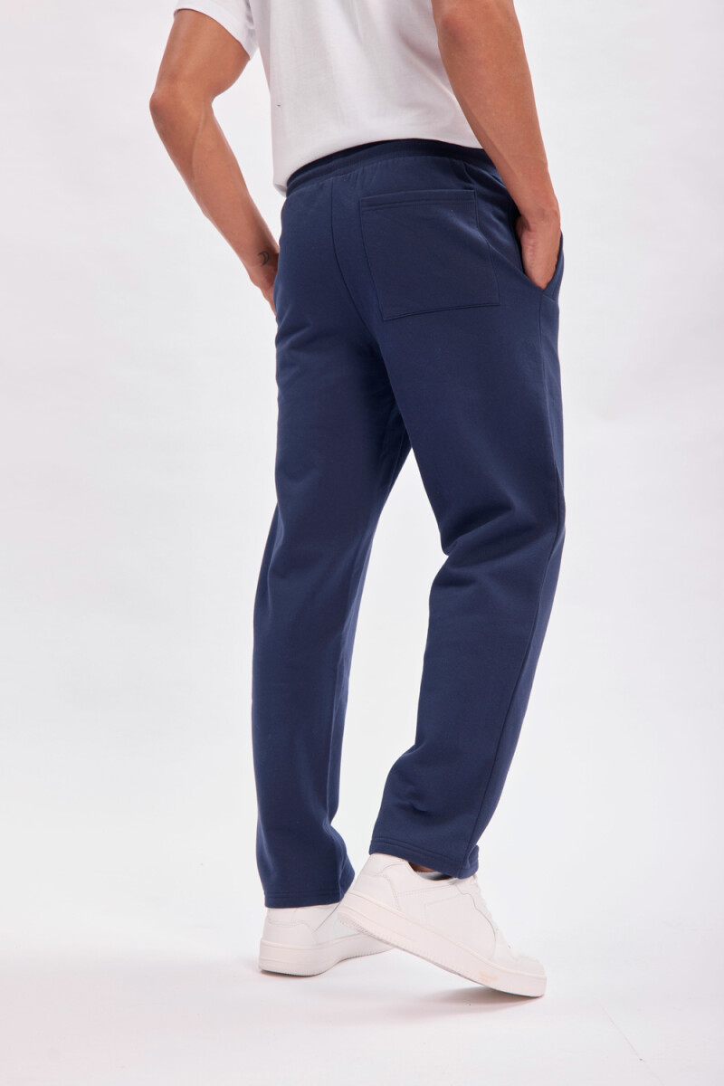 Pantalón deportivo recto Clasico Azul Marino
